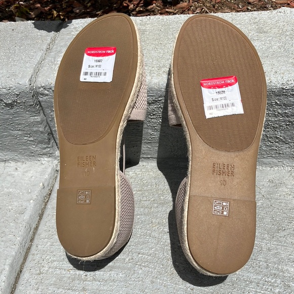 New! Eileen Fisher Mews Mesh Slip on Espadrilles - Picture 5 of 12